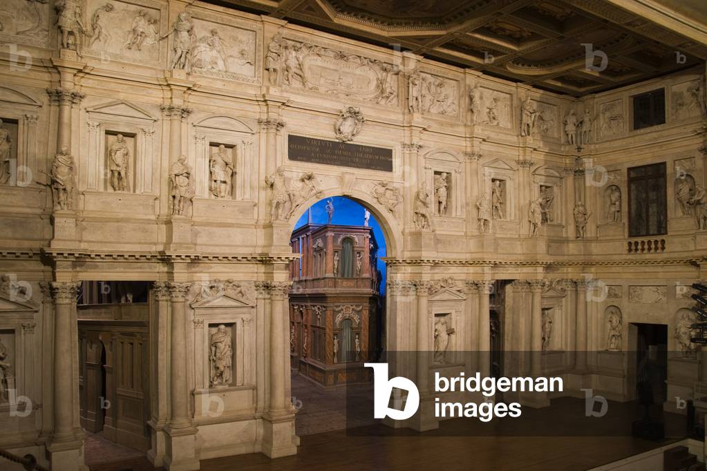 "Interior del Teatro Olimpico"