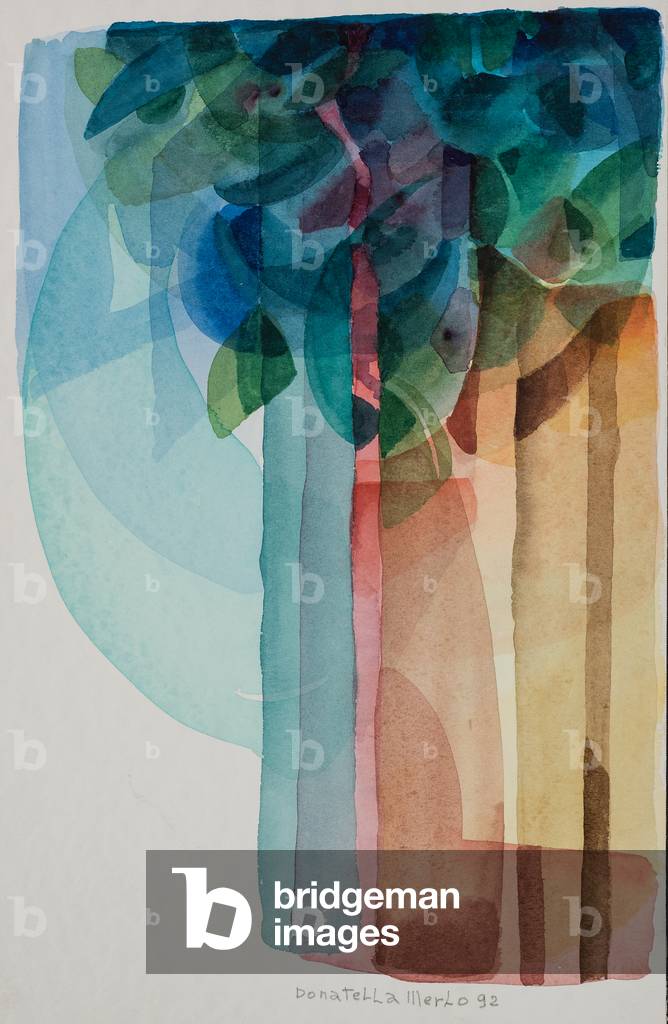 Waterfall, 1992 (w/c auf Papier)