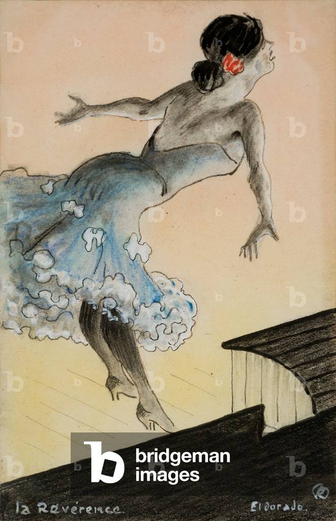 Bild von Zeichnung "Reverence (w/c auf Papier)" von Ludovic-Rodolphe Pissarro