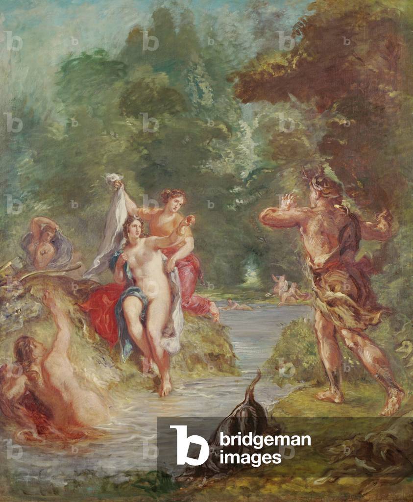 Le Quattro Stagioni, Estate: Diana e Atteone, 1862 (olio su tela)