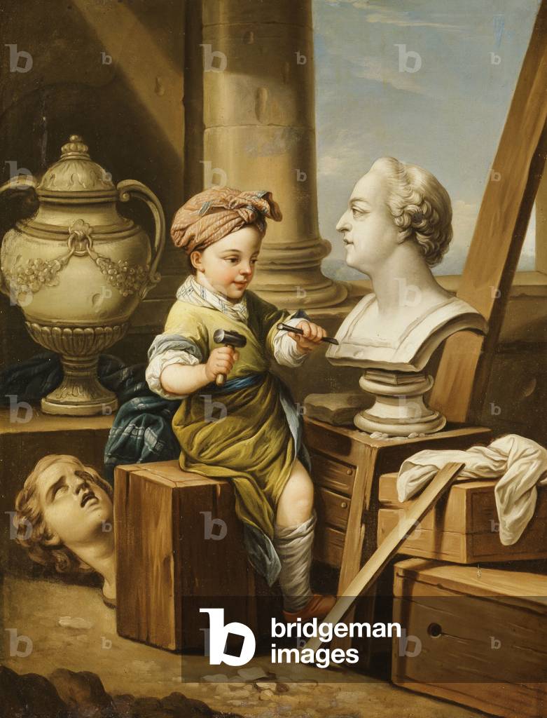 Immagine di Dipinto "le quattro arti - scultura" di Carle van Loo