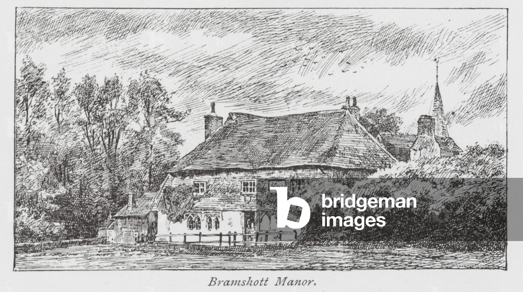 Manoir de Bramshott (lithographie)