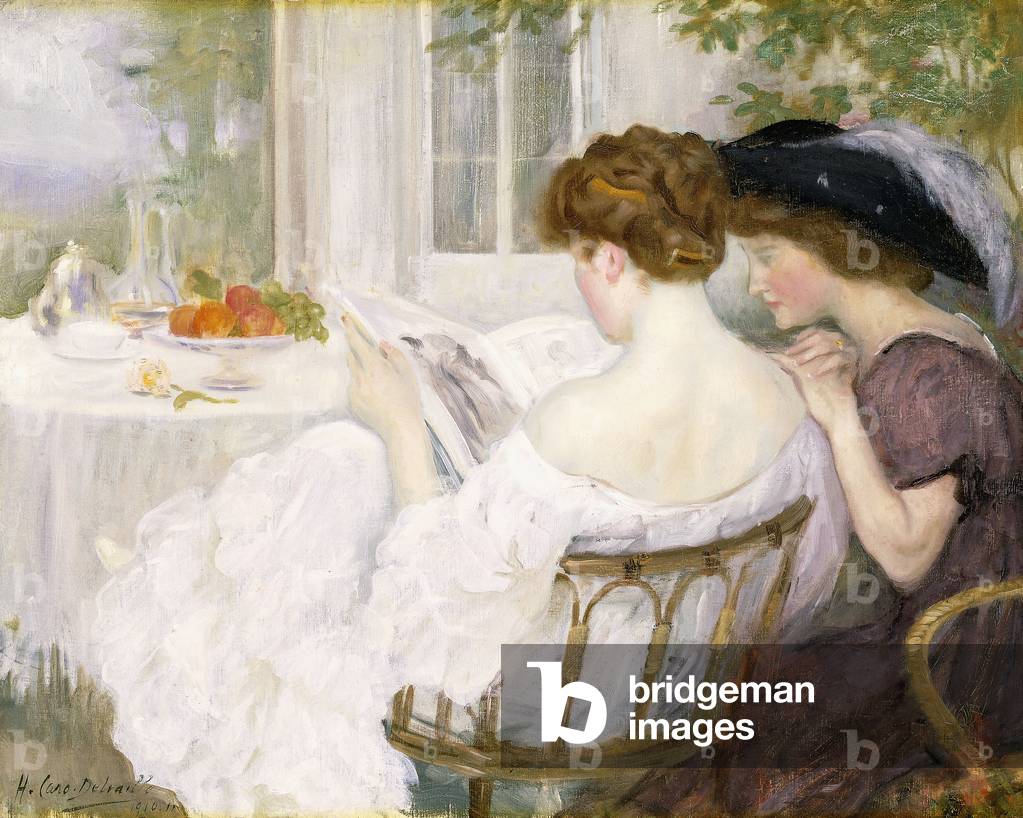 Der Brief, 1910 (öl auf leinwand)