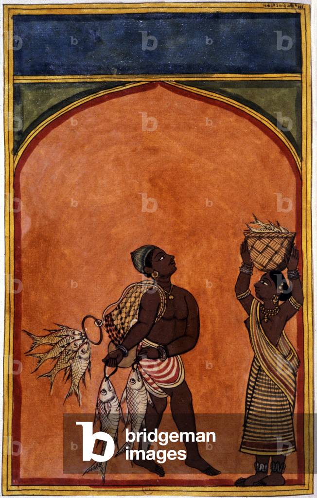 Un pescivendolo in India