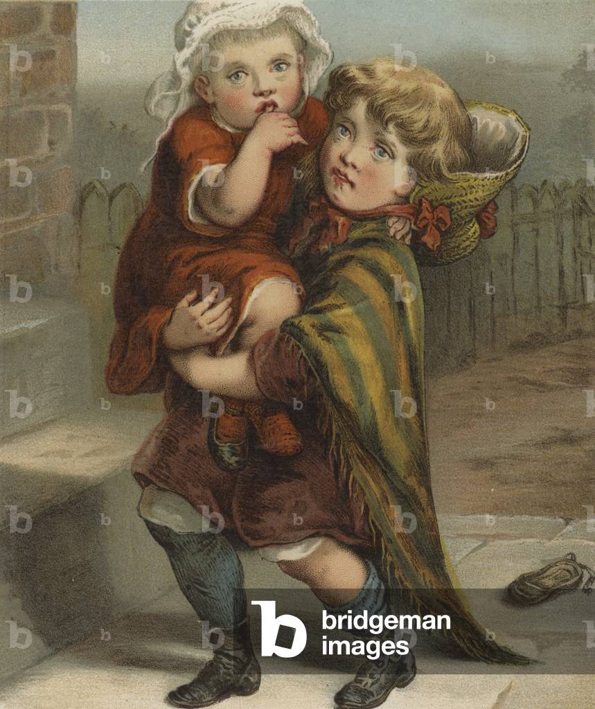 Baby is Heavy (chromolitho)