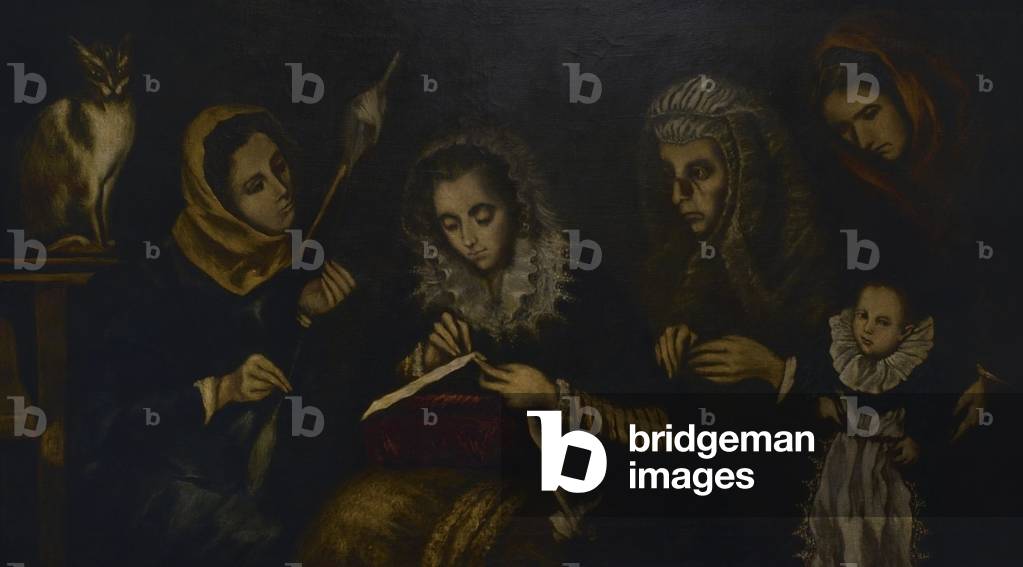 La famiglia di El Greco, 1949 (olio su tela)