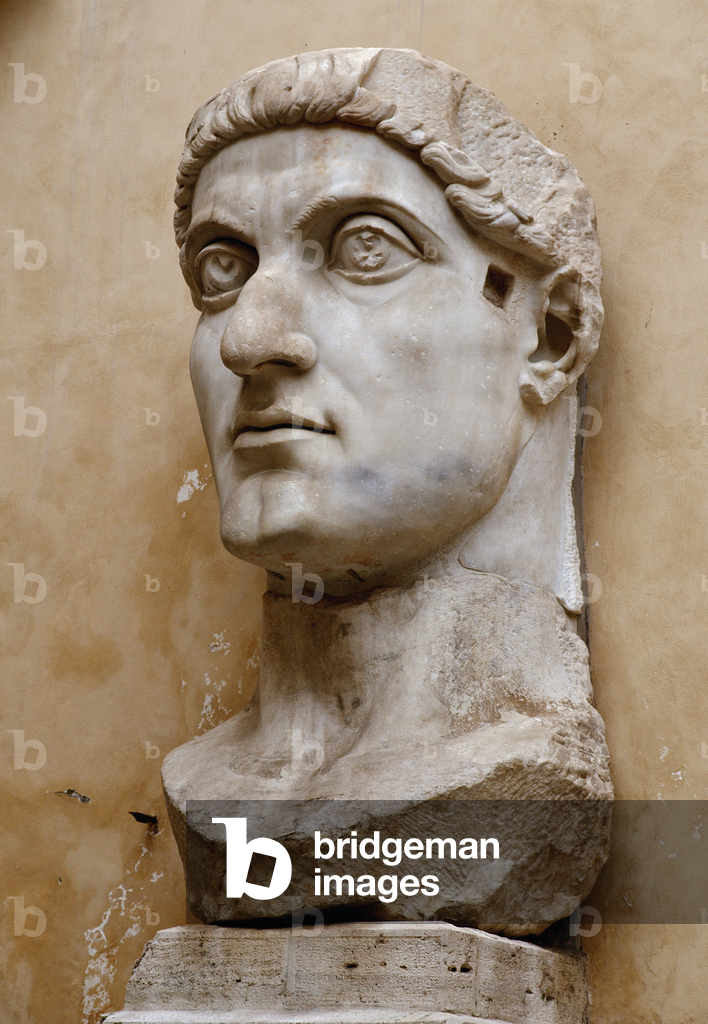 Kopf von Kaiser Konstantin dem Großen (Marmor)