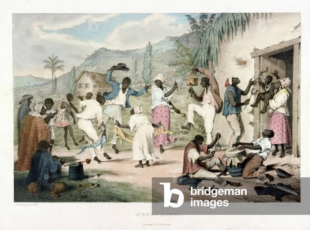 "Negrotanz", 1836 von Richard Bridgens