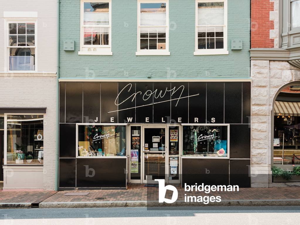 Image of Photography depicting Crown Jewelers sign by Jon Bilous