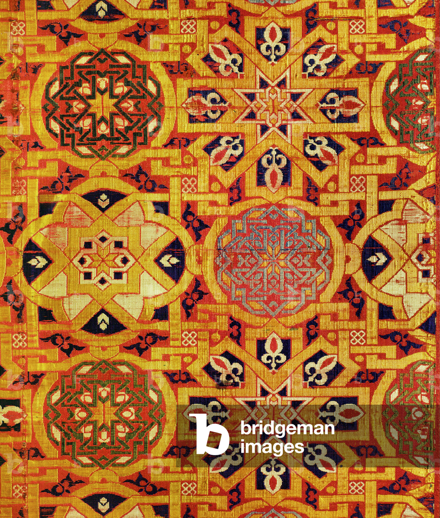 Image of Textile & Fashion depicting Polygonal star pattern 1401 by Erich Lessing