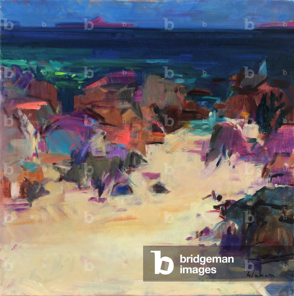 Bild von Gemälde "Iona to Bac Mor" 2021 von Peter Graham