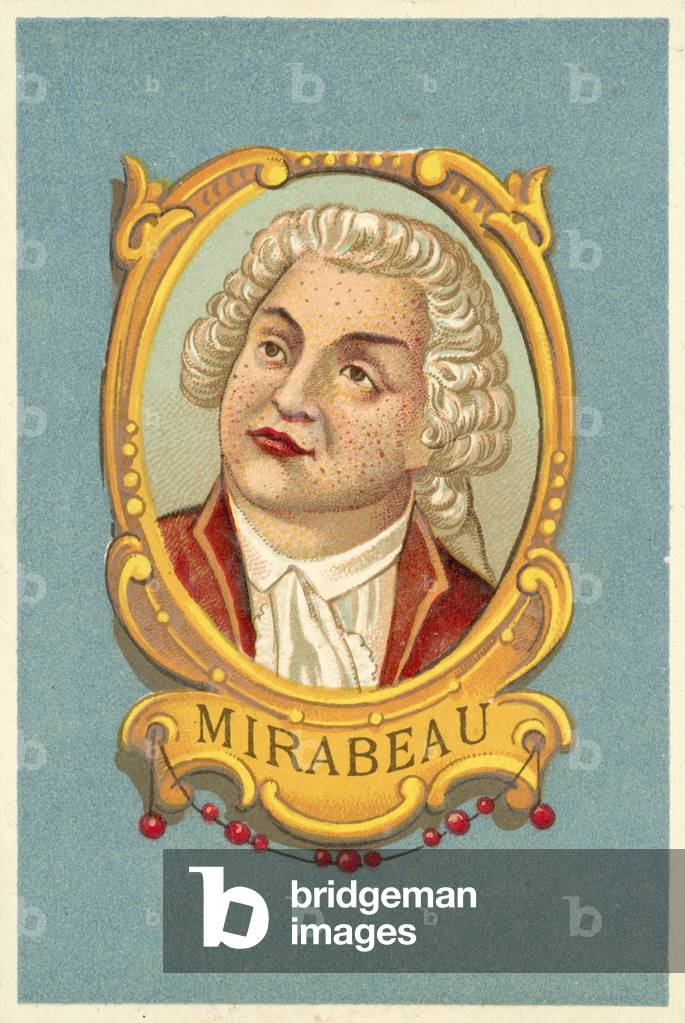"Mirabeau (Farbe Litho)" 1801 von French School