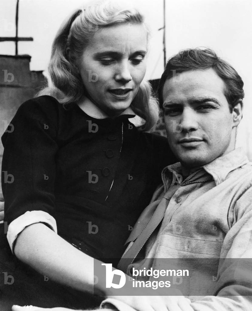Immagine di Fotogramma "Eva Marie Saint e Marlon Brando", b/w