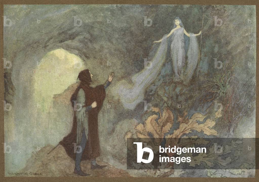 La Fata appare al Principe nella Grotta, da Cenerentola.