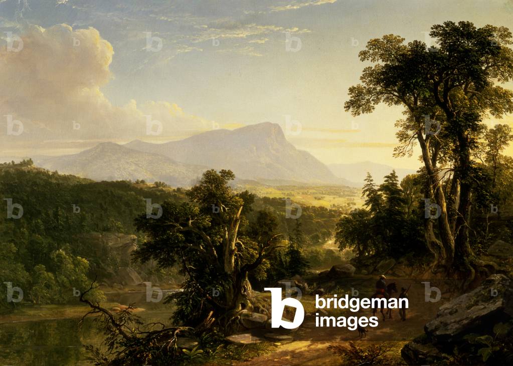 Paesaggio-Composizione: In Antartico Catskills, 1848 (olio su tela)