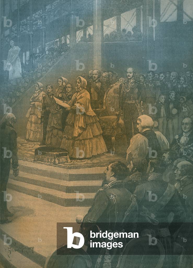 Queen Victoria opening Crystal Palace,  June 1854