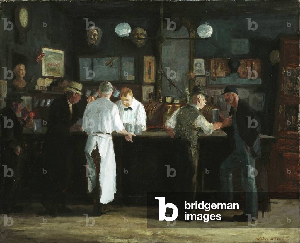 McSorley's Bar, 1912 (öl auf leinwand)