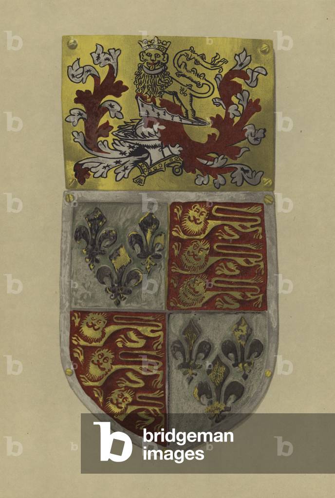 sir henry stafford, herzog von buckingham, 1474-1483 (chromolitho)