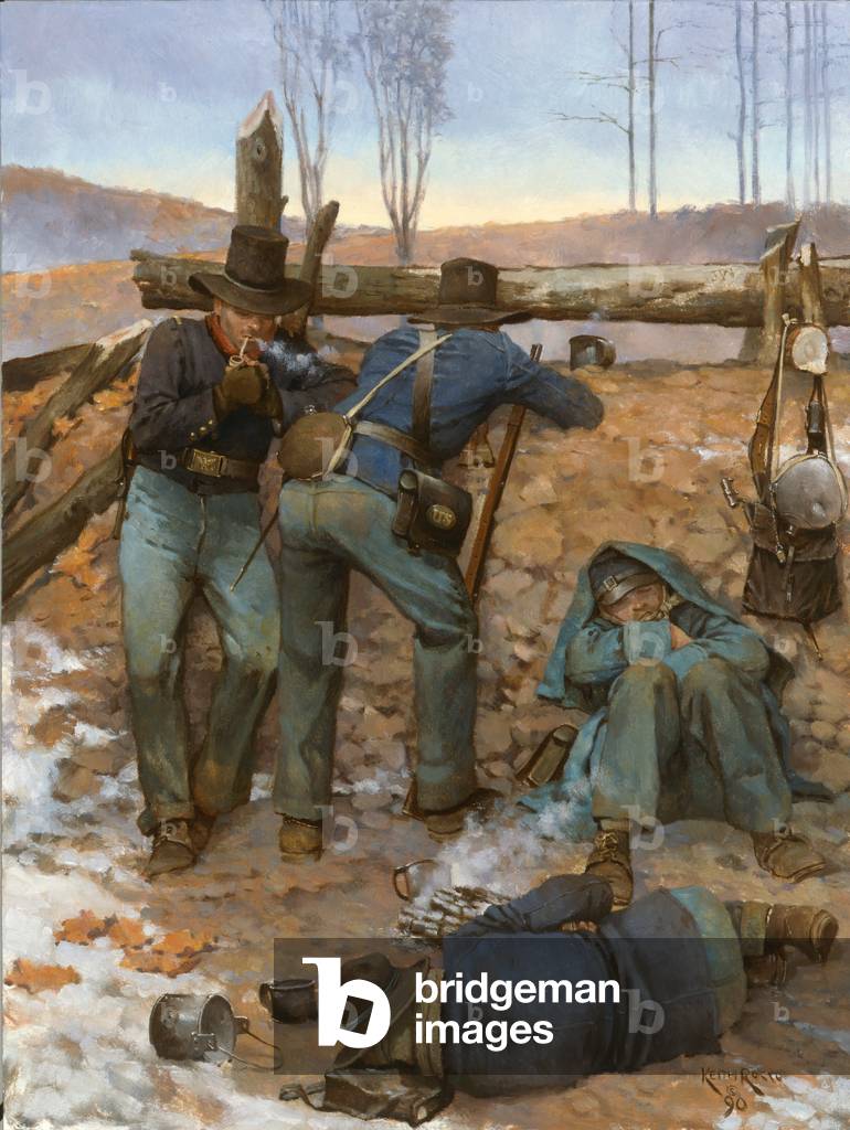 Image de Peinture représentant L'avant-poste - Nord 1990 par Keith Rocco