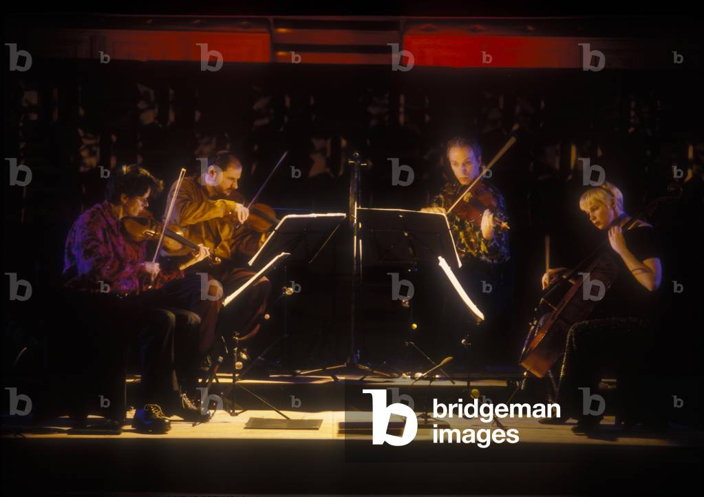 Bild von Fotografie "Kronos Quartett" 1995 von Marcello Mencarini
