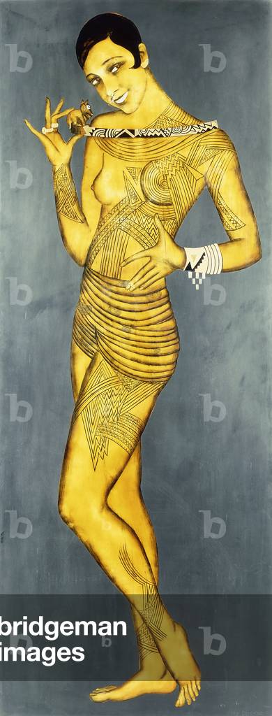 "Josephine Baker", c.1927 di Jean Dunand