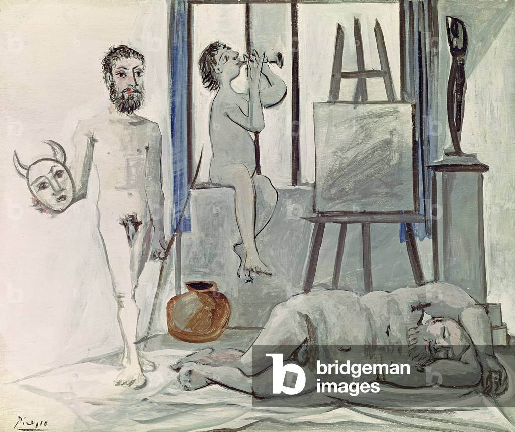 il tre età di uomo, 1942 (olio su pannello)