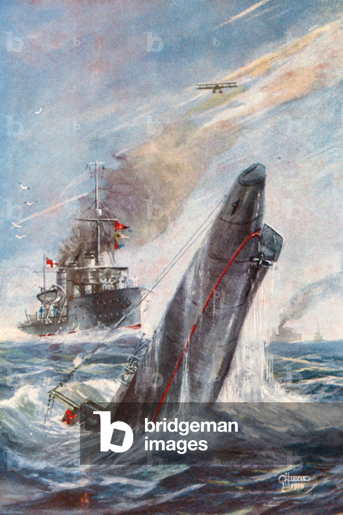 Image of Print depicting The last of a pirate (colour litho) 1901 by George Horace Davis