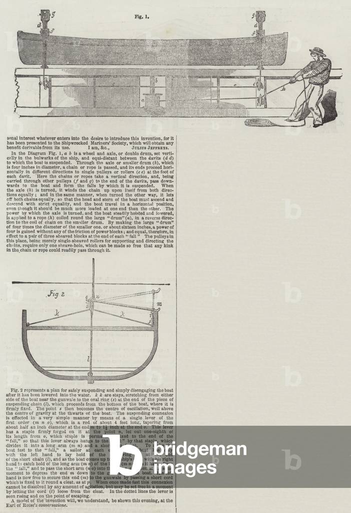 sulla perdita di vita in mare (incisione)
