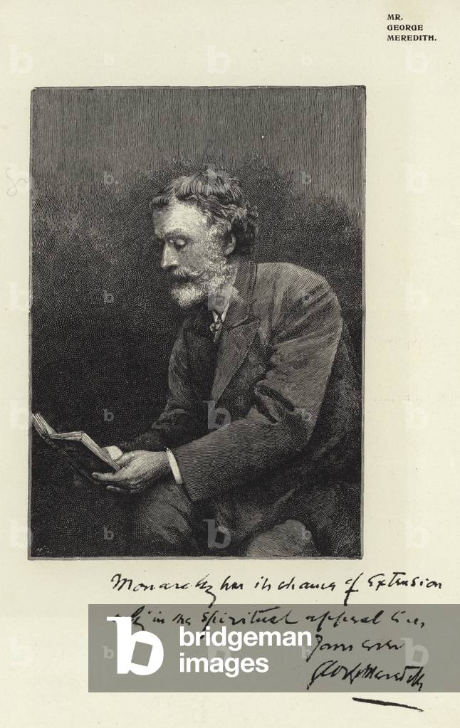 Immagine di Stampa "Mr George Meredith (foto b/n)" di English Photographer