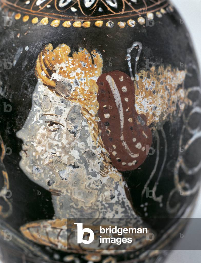 Bild von Artefakt "Magna Graecia. Rote Figur Töpferei. Lekythus. Egnatia"