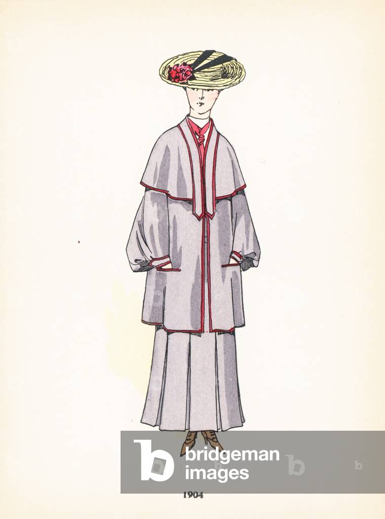 Moda donna, 1904 (colore lito)