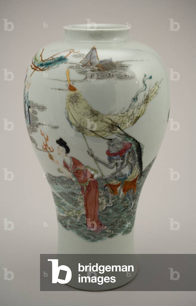 Vase (porcelain) 19th by Chinese Artist
