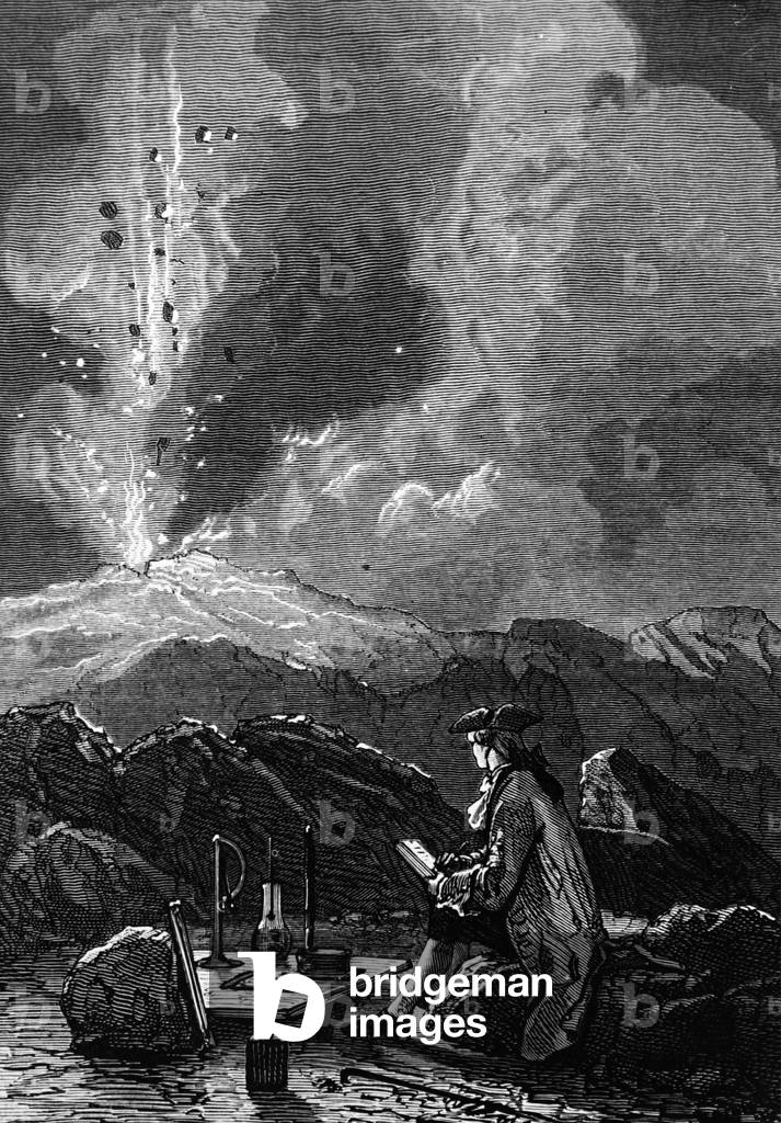 L'eruzione del Monte. Etna, 1850