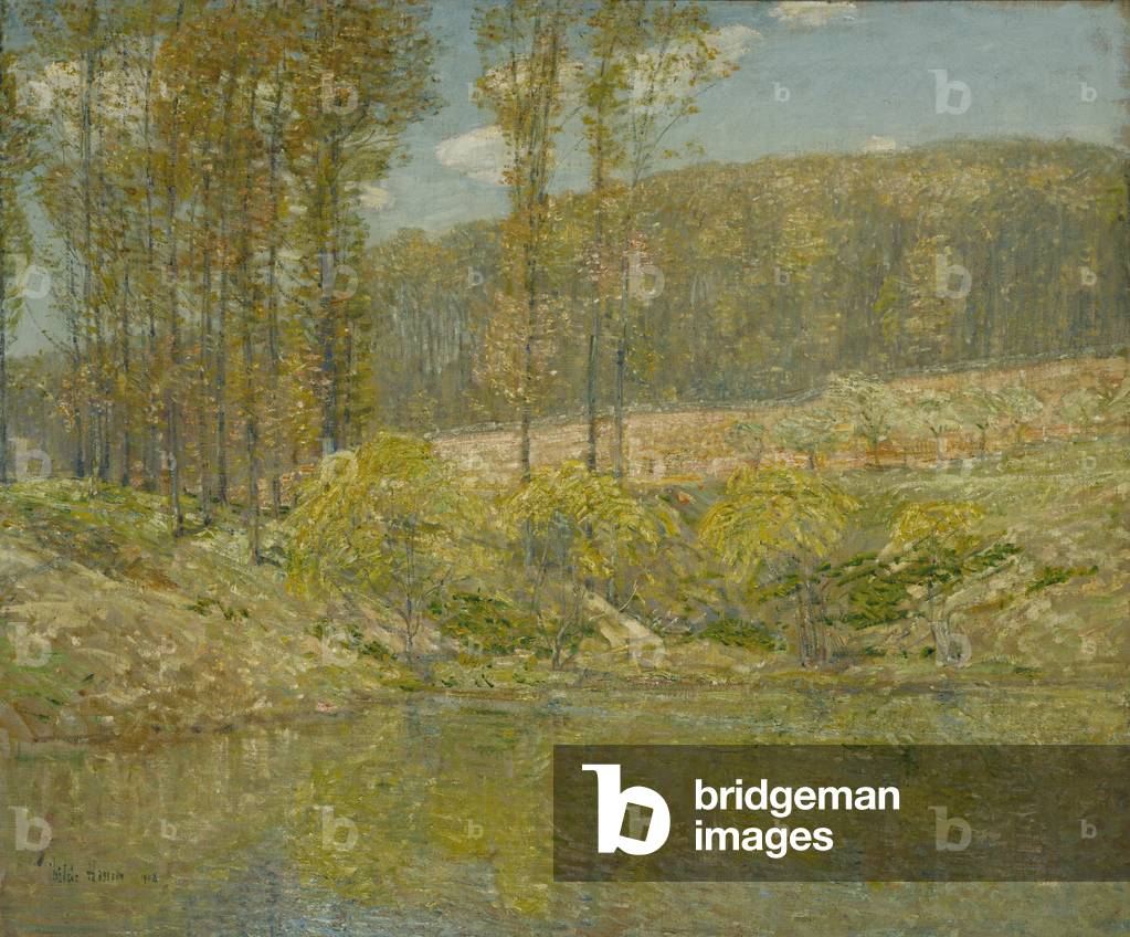 Frühling, Navesink Highlands, 1908 (Öl auf Leinwand)