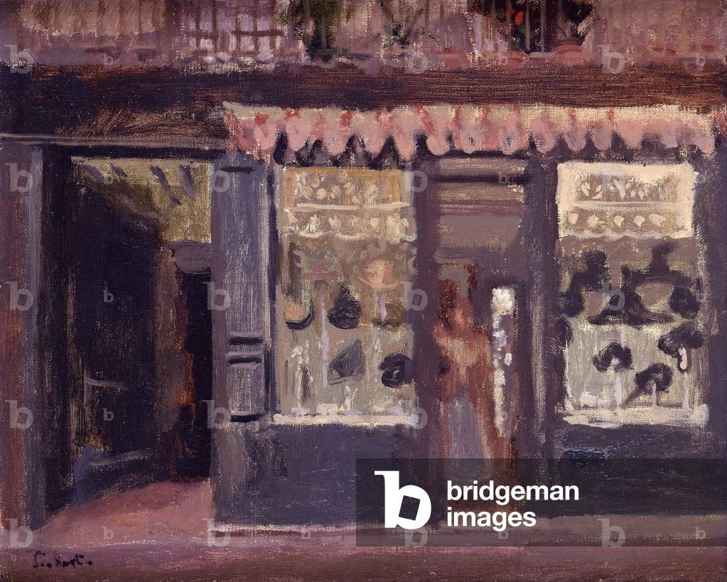 Immagine di Dipinto "The Hat Shop (olio su tela)" 1801 di Walter Richard Sickert