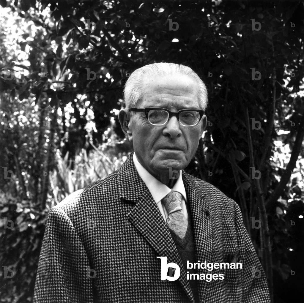 Image de Photographie représentant Henri Bosco par Louis Monier, b/w