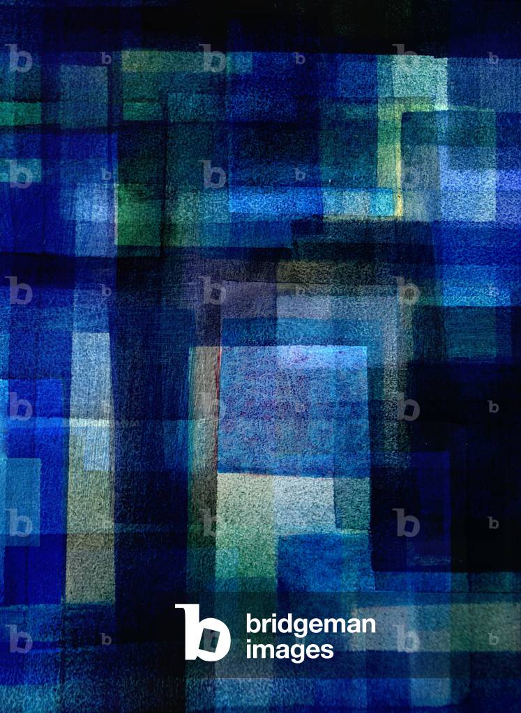 Blaues Glas, 2016 (Originaldruck)