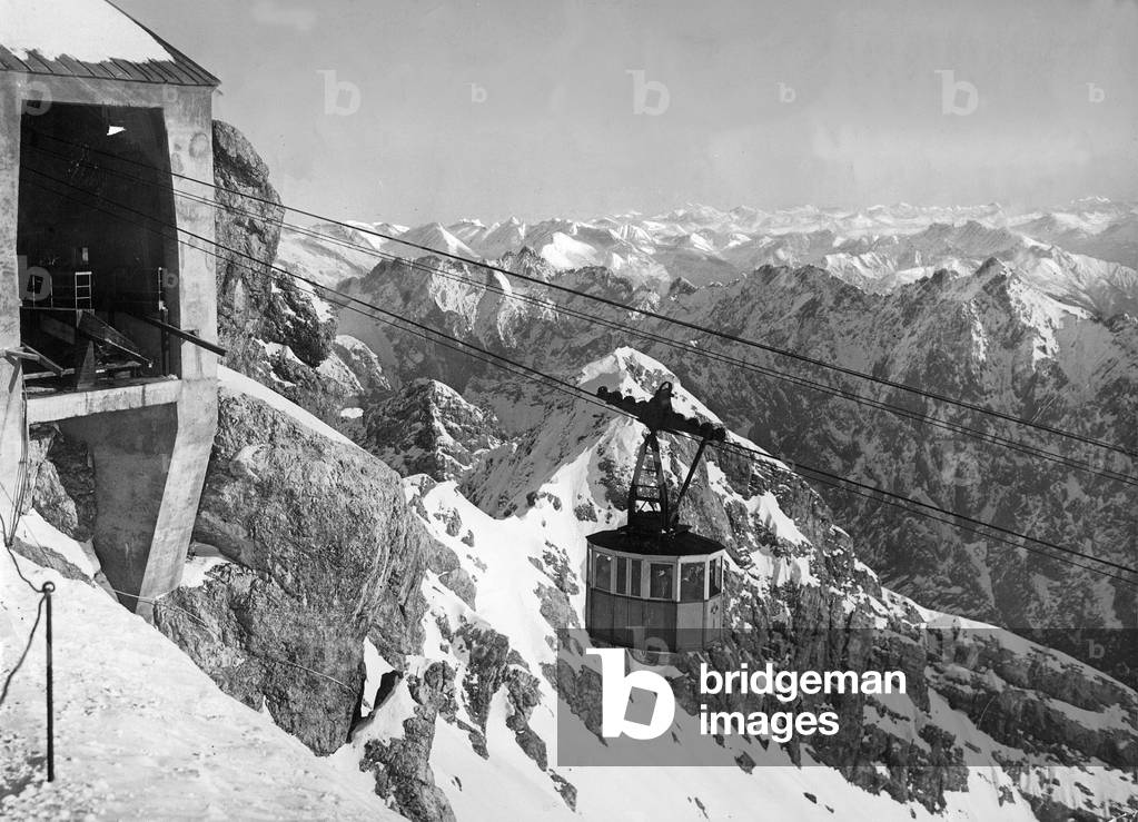 Immagine di Fotografia "Le Zugspitze (foto in b/n)" 1936, b/w