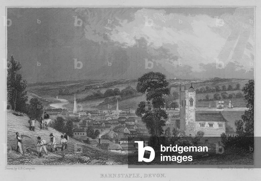 Barnstaple, Devon (engraving)