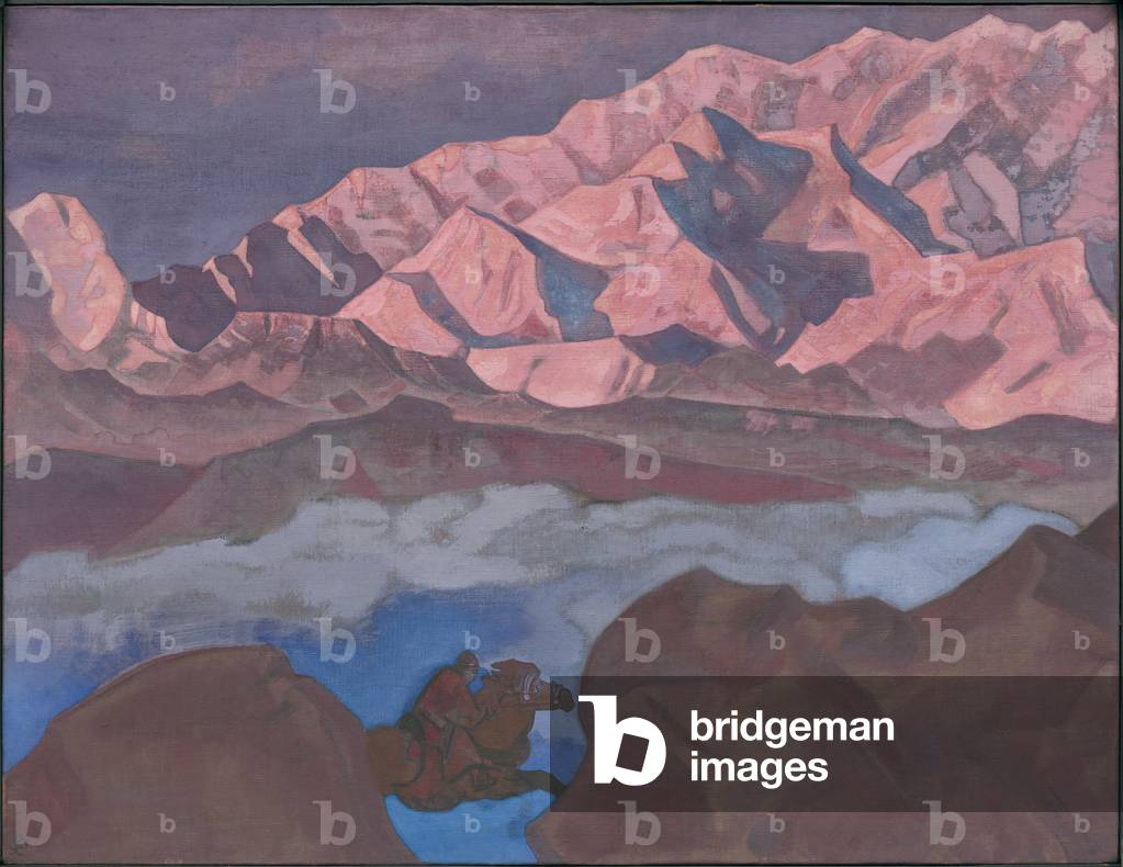 Immagine di Dipinto "Colui che affretta " 1924 di Nicholas Roerich
