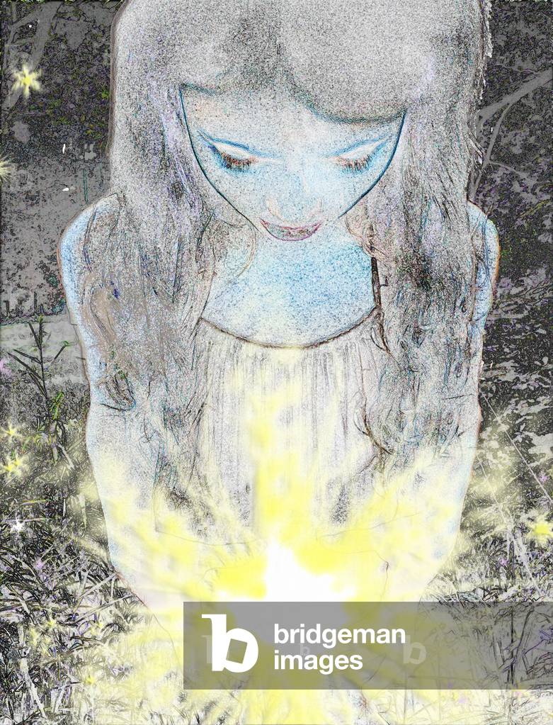 "Girl Blue Skin Light" 2013 von Valeska Peschke