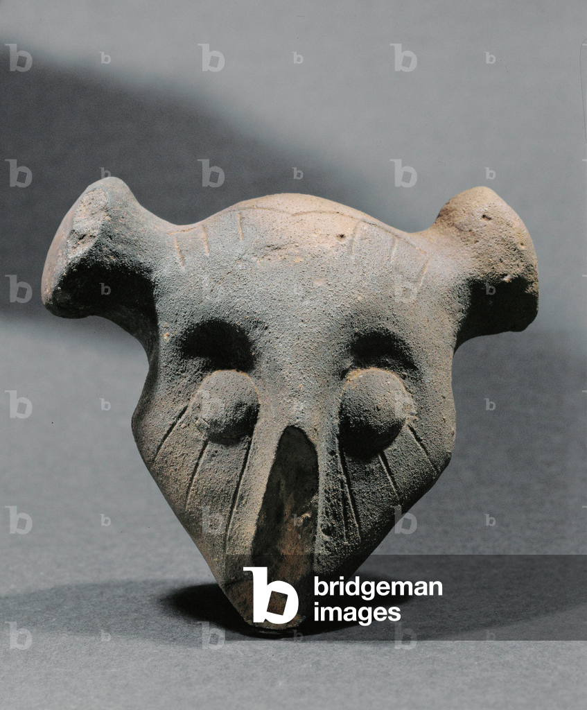 Maschera animale (terracotta)