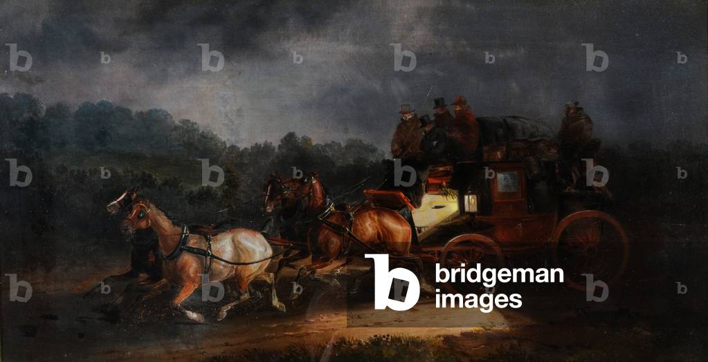 Leeds e London Royal Mail, c.1835 (olio su tela)