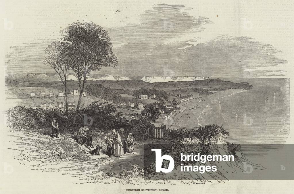Budleigh Salterton by English Artist