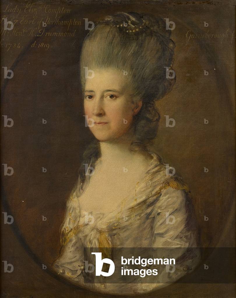 Bild von Gemälde "Porträt der Lady Elizabeth Drummond (1734-1819)" 1761 von Thomas Gainsborough