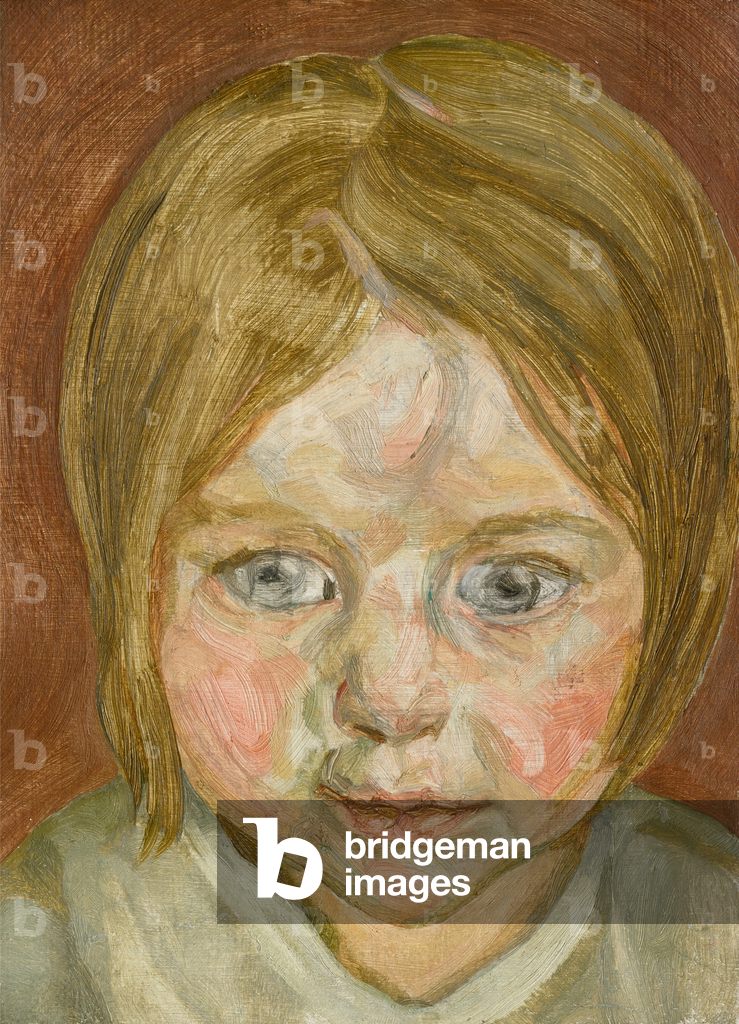 Immagine di Dipinto "testa di un bambino" 1960 di Lucian Freud