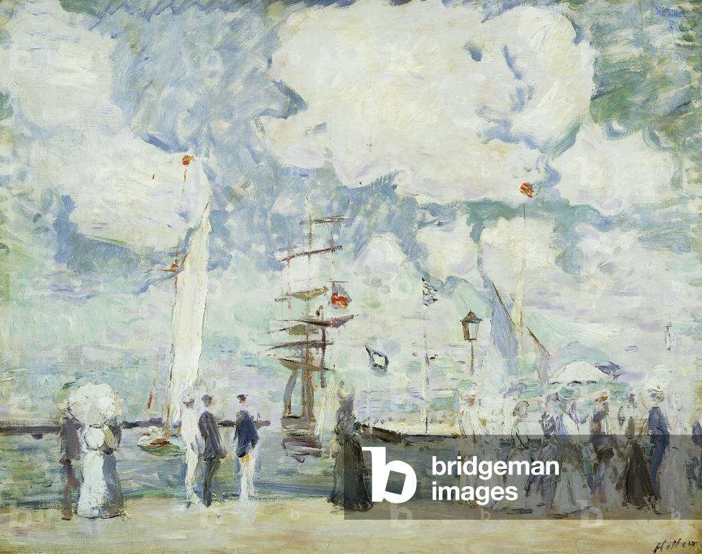 Harbour Eingang in Deauville; Entree du Bassin de Deauville, (öl auf leinwand)