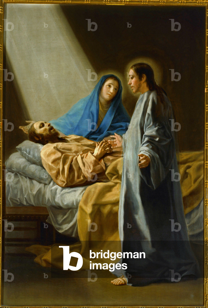Immagine di Dipinto "Transizione di San Giuseppe... (dipinto su tela)" di Francisco Jose de Goya y Lucientes
