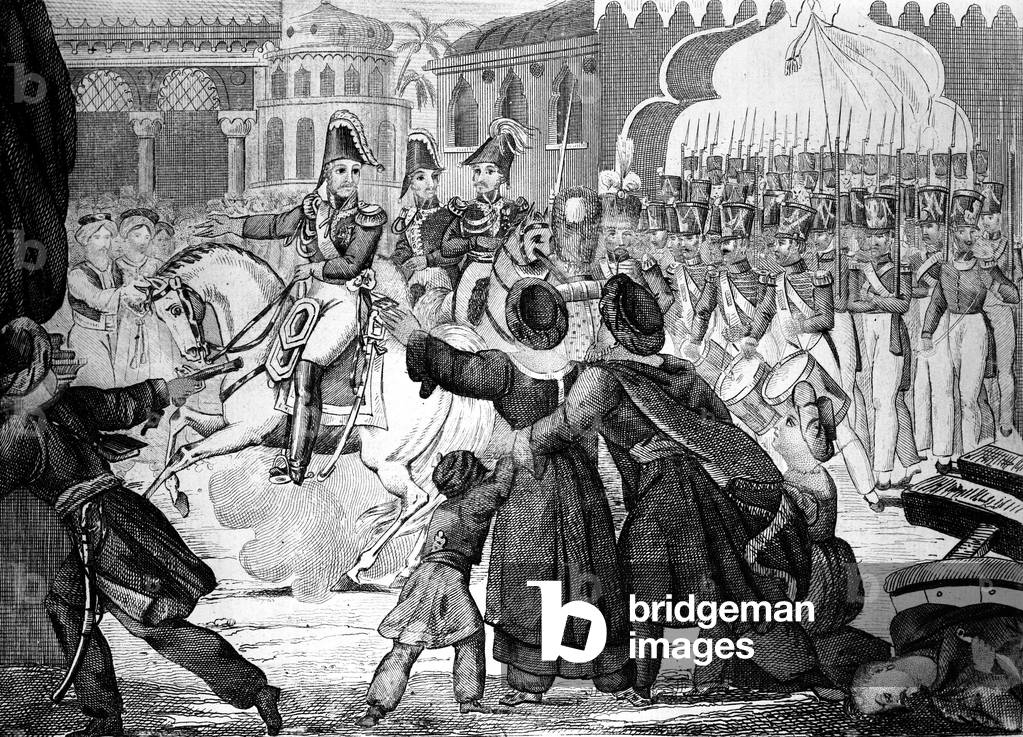 Ingresso trionfante dei francesi ad Algeri, 5 luglio 1830 (incisione)