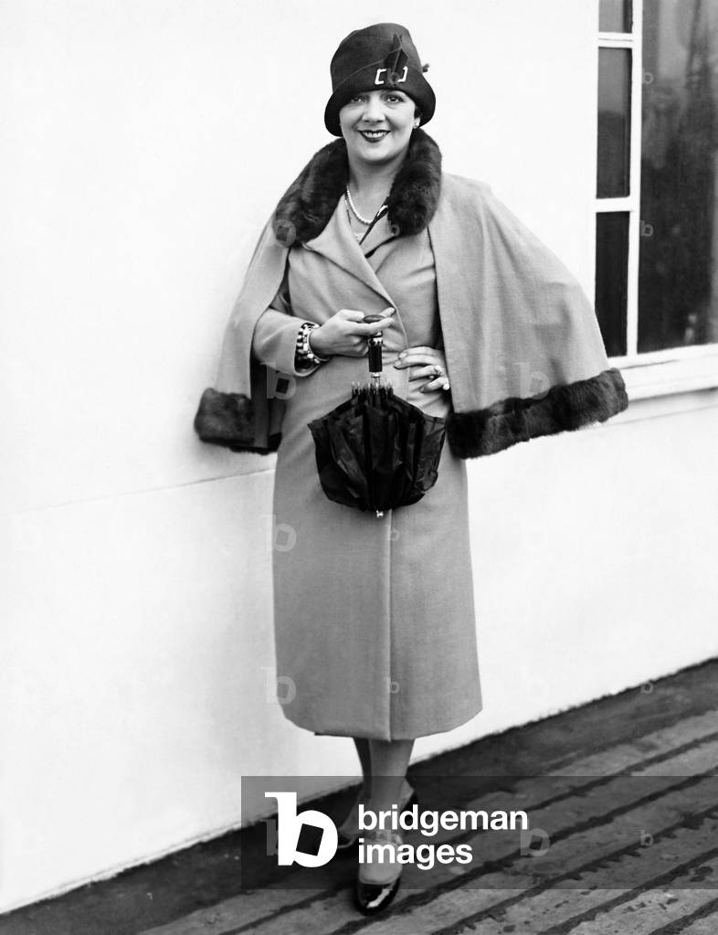 Schauspielerin Irene Bordoni (s/w Foto)